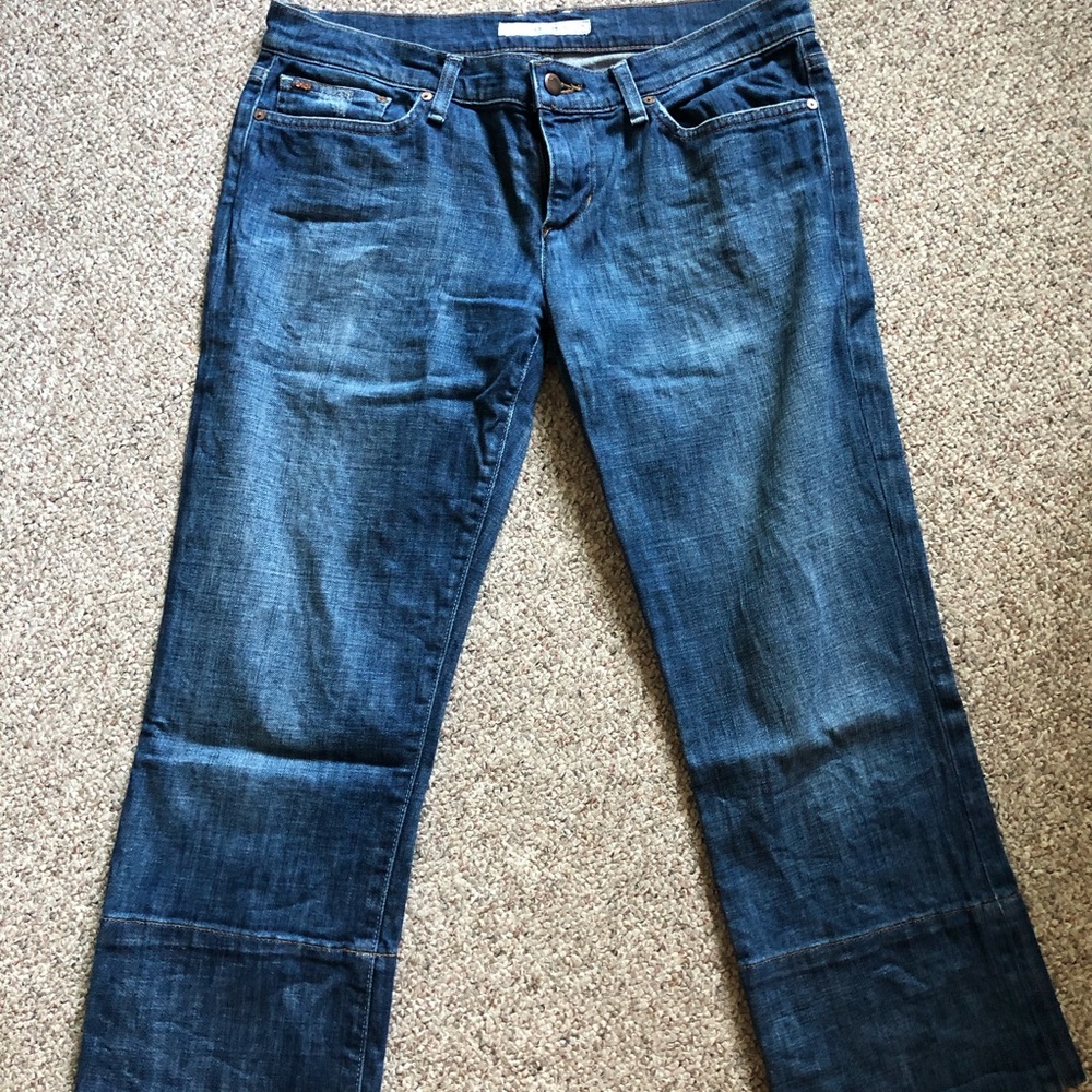 Joes wide leg cropped jean